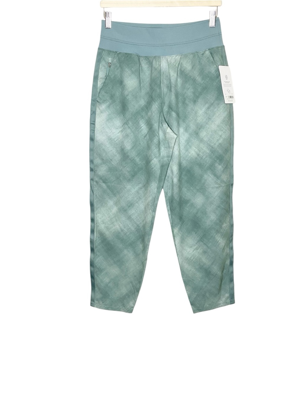 Athleta Nolita Slim Tapered Printed Crop Pants Size 10